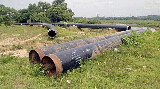 Gas pipeline ...